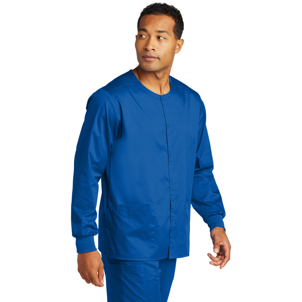 Wink® WorkFlex™ Snap-Front Unisex Scrub Jacket