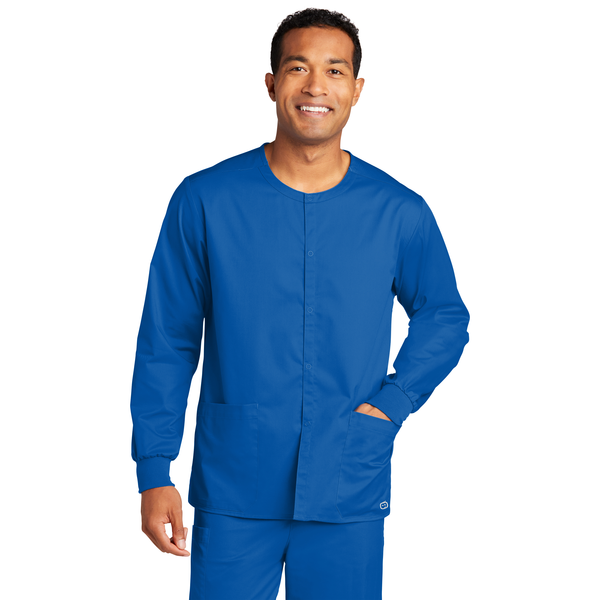 Wink® WorkFlex™ Snap-Front Unisex Scrub Jacket