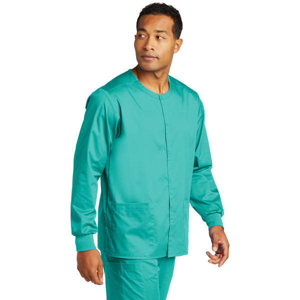 Wink® WorkFlex™ Snap-Front Unisex Scrub Jacket