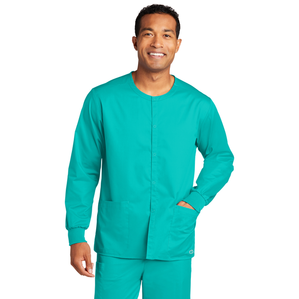Wink® WorkFlex™ Snap-Front Unisex Scrub Jacket