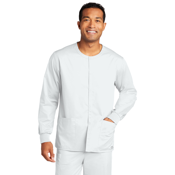 Wink® WorkFlex™ Snap-Front Unisex Scrub Jacket