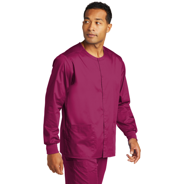 Wink® WorkFlex™ Snap-Front Unisex Scrub Jacket