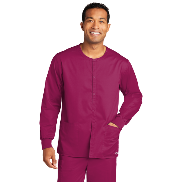 Wink® WorkFlex™ Snap-Front Unisex Scrub Jacket