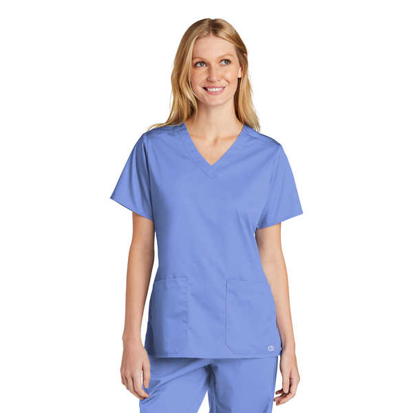 Wink® WorkFlex™ V-Neck Ladies' Scrub Top