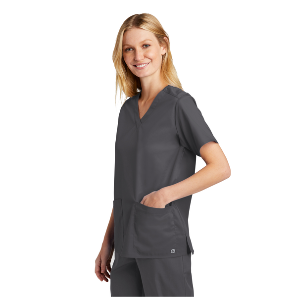 Wink® WorkFlex™ V-Neck Ladies' Scrub Top