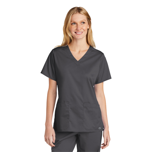 Wink® WorkFlex™ V-Neck Ladies' Scrub Top