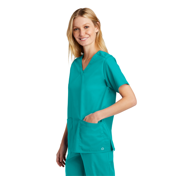 Wink® WorkFlex™ V-Neck Ladies' Scrub Top