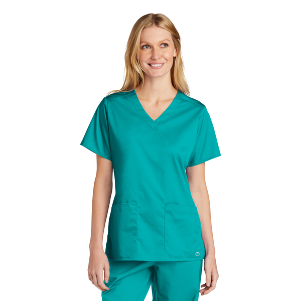 Wink® WorkFlex™ V-Neck Ladies' Scrub Top
