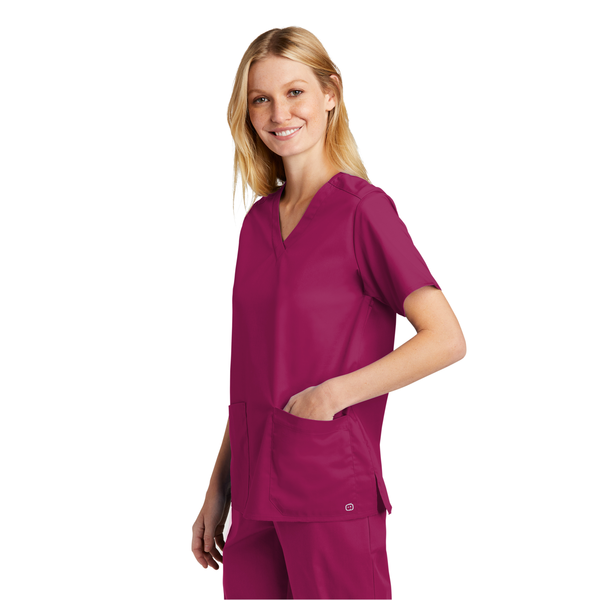 Wink® WorkFlex™ V-Neck Ladies' Scrub Top