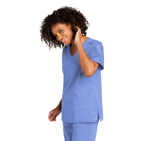 Wink® WorkFlex™ Mock Wrap Ladies' Scrub Top