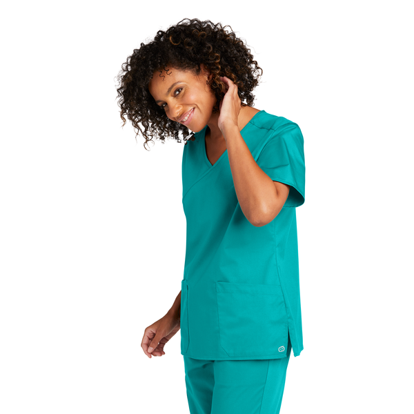 Wink® WorkFlex™ Mock Wrap Ladies' Scrub Top