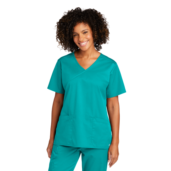 Wink® WorkFlex™ Mock Wrap Ladies' Scrub Top
