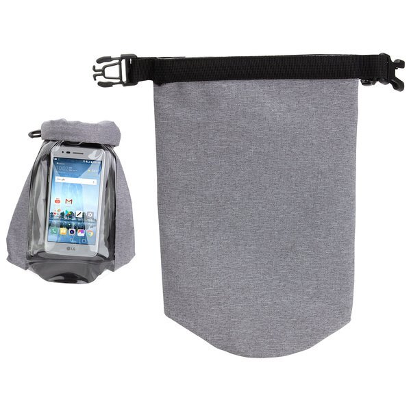 Waterproof Gear Bag with Touch-Thru Phone Pocket