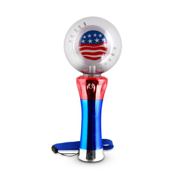American Flag Spinning LED Light Wand