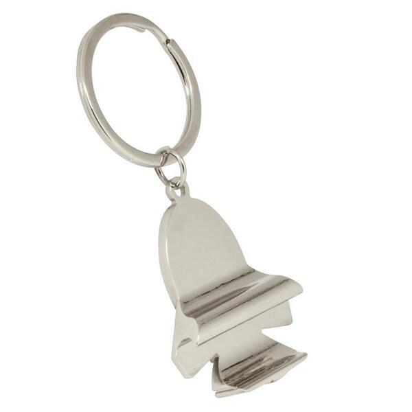 Airplane Metal Bottle Opener Key Chain