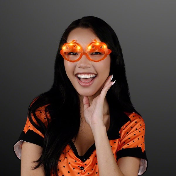 Light Up LED Pumpkin Glasses
