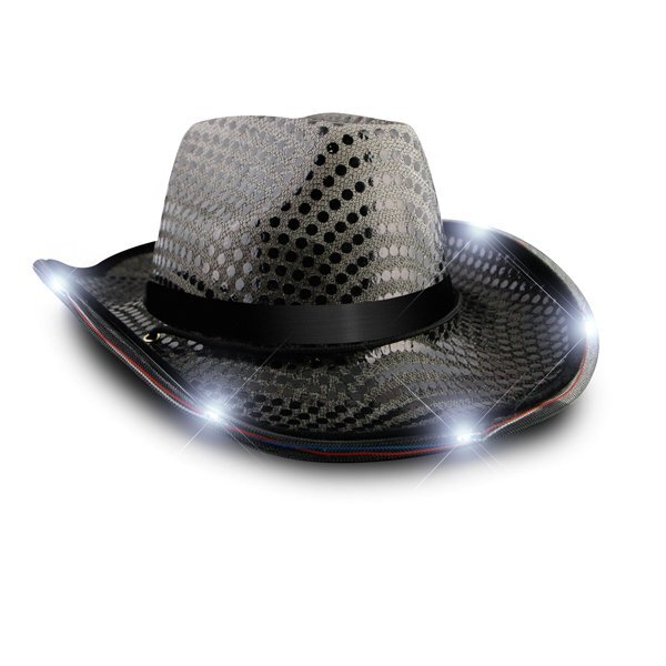Light Up Sequin Cowboy Hat