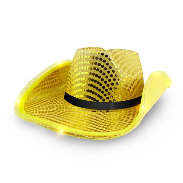 Light Up Sequin Cowboy Hat