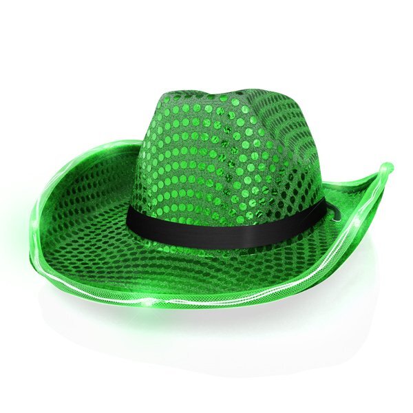 Light Up Sequin Cowboy Hat