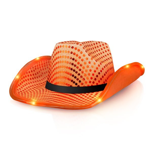 Light Up Sequin Cowboy Hat