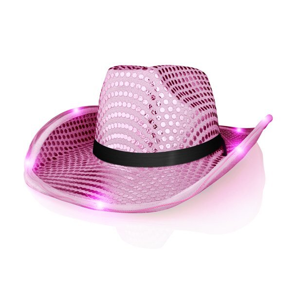 Light Up Sequin Cowboy Hat