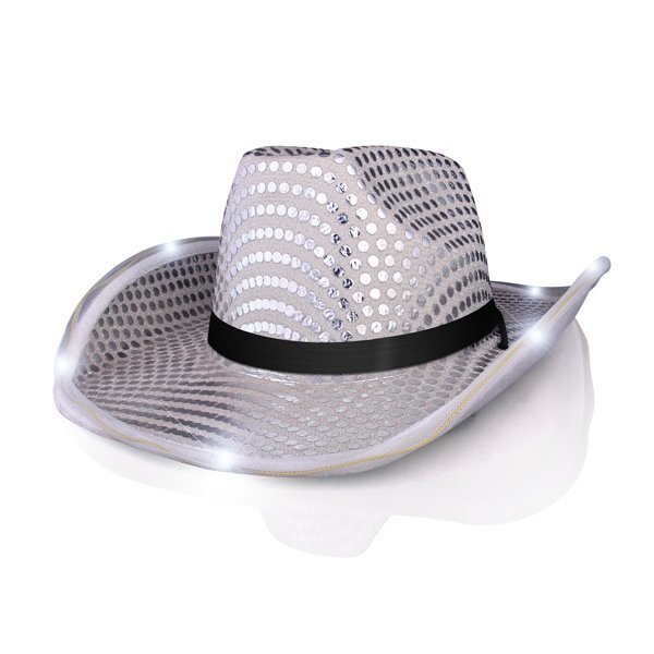 Light Up Sequin Cowboy Hat