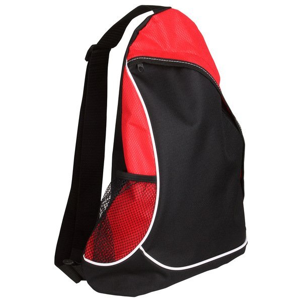 Natural Curve Polyester & Non-Woven Sling Backpack