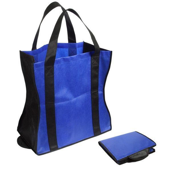 Wave Rider Non-Woven Folding Tote Bag