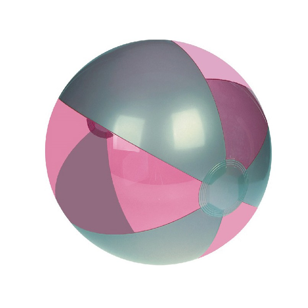 Silver & Translucent Beach Ball, 16"