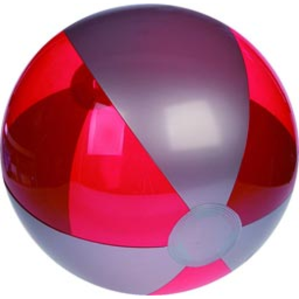 Silver & Translucent Beach Ball, 16"