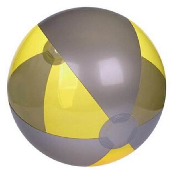 Silver & Translucent Beach Ball, 16"