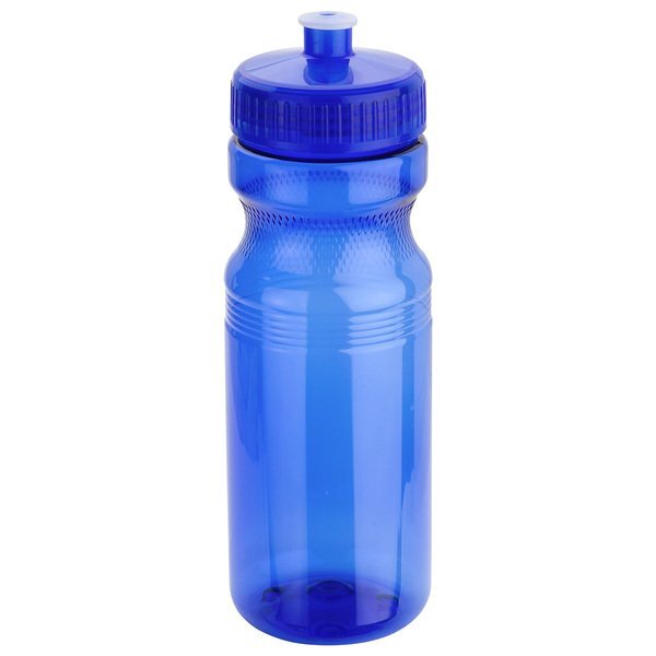 Cycler PET Eco-Polyclear™ Bottle w/ Push-Pull Lid, 24oz.