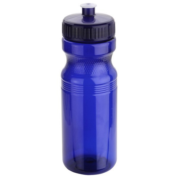 Cycler PET Eco-Polyclear™ Bottle w/ Push-Pull Lid, 24oz.