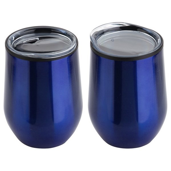 Onyx Stainless Steel & Polypropylene Wine Tumbler, 12oz.