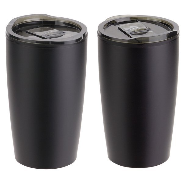 Optima Stainless Steel & Polypropylene Tumbler, 14oz.