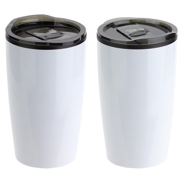 Optima Stainless Steel & Polypropylene Tumbler, 14oz.