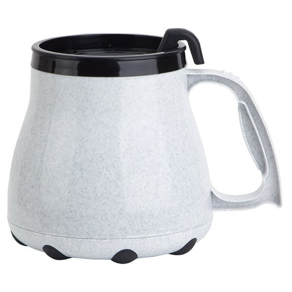 Palisade Double-Wall Polypropylene Desk Mug, 16oz.