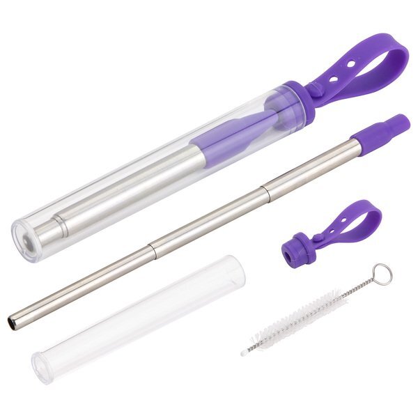 Sip 'N Slide Telescoping Straw w/ Cleaning Brush