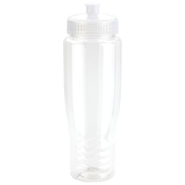 Sprint PET Eco-Polyclear™ Bottle w/ Push-Pull Lid, 28oz.