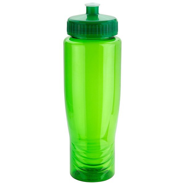 Sprint PET Eco-Polyclear™ Bottle w/ Push-Pull Lid, 28oz.