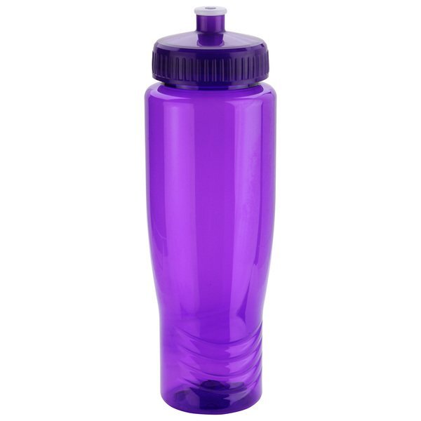 Sprint PET Eco-Polyclear™ Bottle w/ Push-Pull Lid, 28oz.