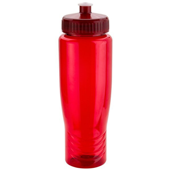 Sprint PET Eco-Polyclear™ Bottle w/ Push-Pull Lid, 28oz.
