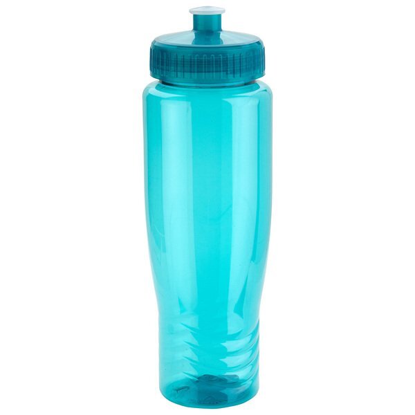 Sprint PET Eco-Polyclear™ Bottle w/ Push-Pull Lid, 28oz.