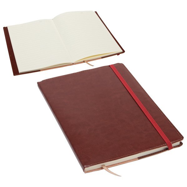 Conclave Refillable Leatherette Journal, 8-1/2" x 5-3/4"