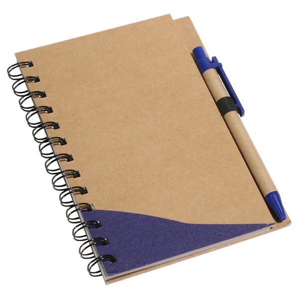 Recycle Write Notebook & Ballpoint Pen, 6-3/4" x 5-3/8"