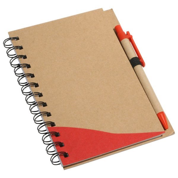 Recycle Write Notebook & Ballpoint Pen, 6-3/4" x 5-3/8"