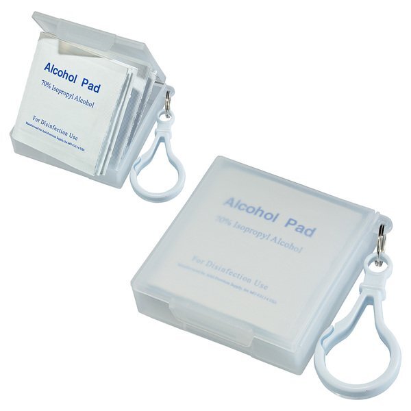 Handy Pack Sanitizing Wipes w/ Carabiner