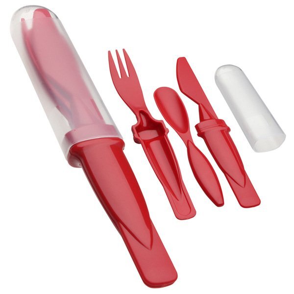 Three-In-One Portable Utensil Set