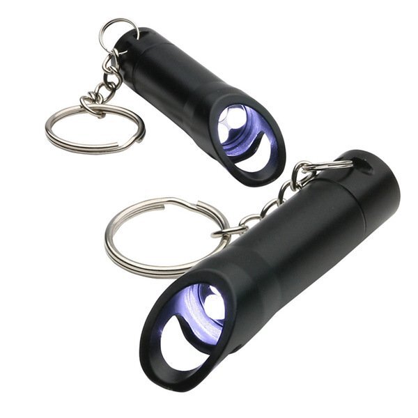 Bottle Opener Key Chain with LED Light