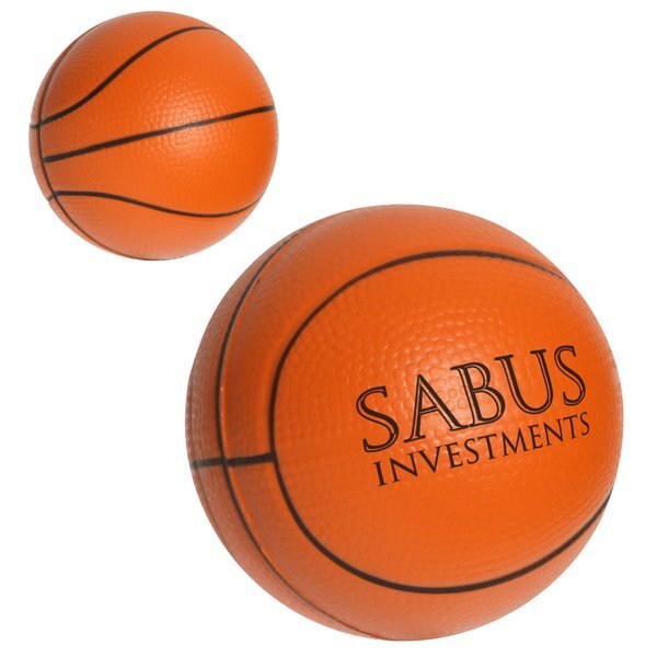 Basketball Slo-Release Serenity Squishy™ Stress Reliever